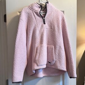 PINK Victoria's Secret Light Pink Kids Fleece Jacket